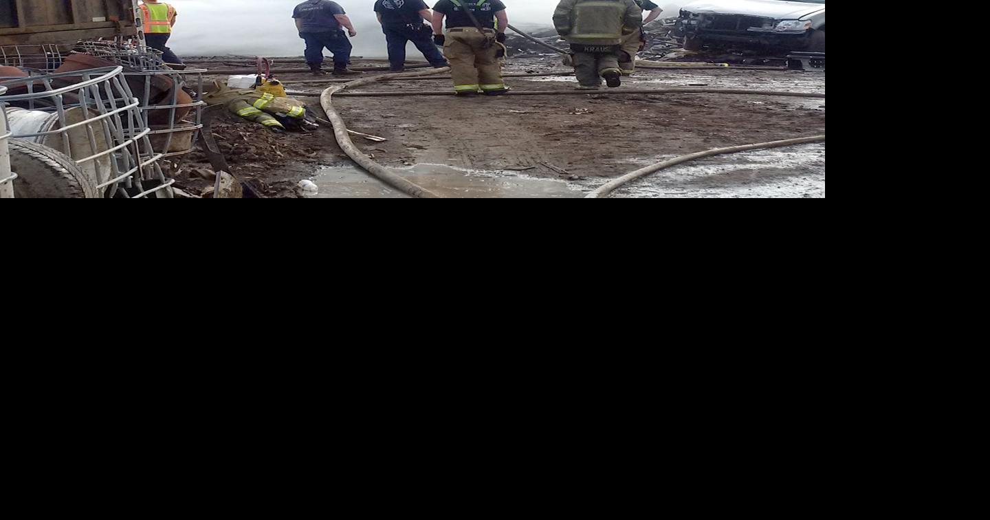 Hazmat unit called in after cars burn at recycling center in Lilburn