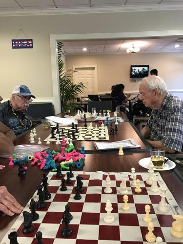 People from around South Carolina play chess in Columbia