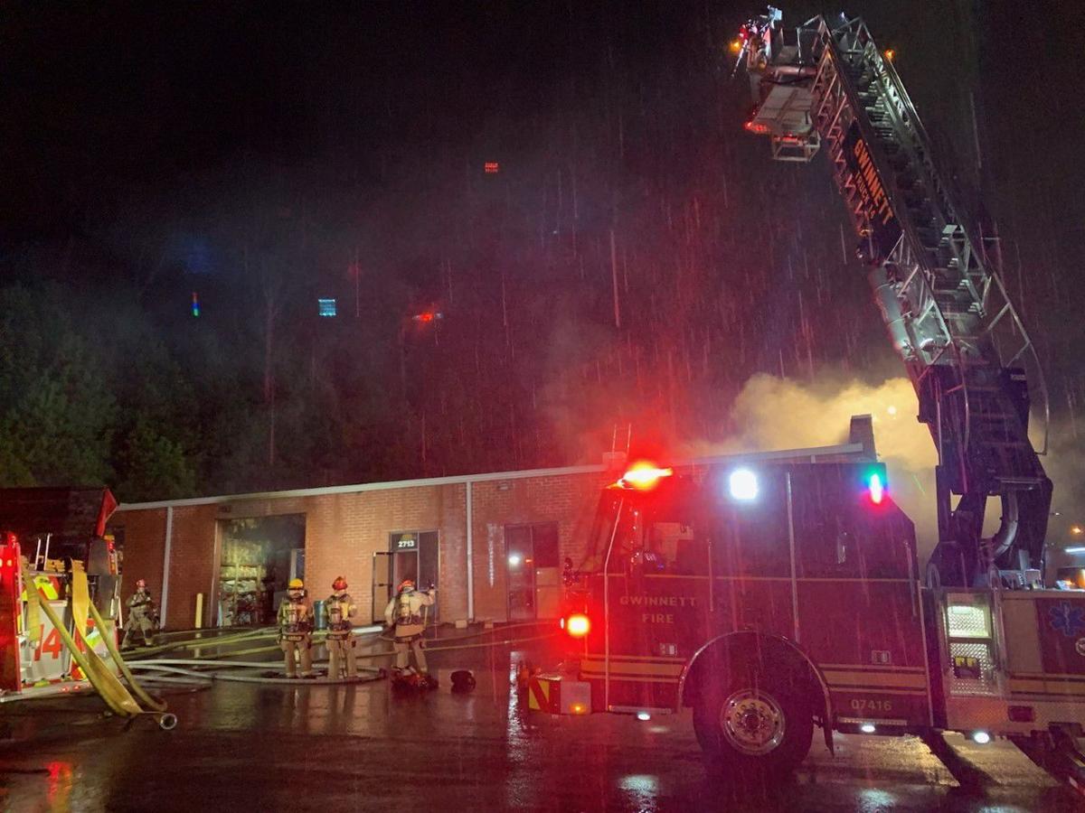 Flames And Heavy Smoke Damage Contents Of A Buford Clothing