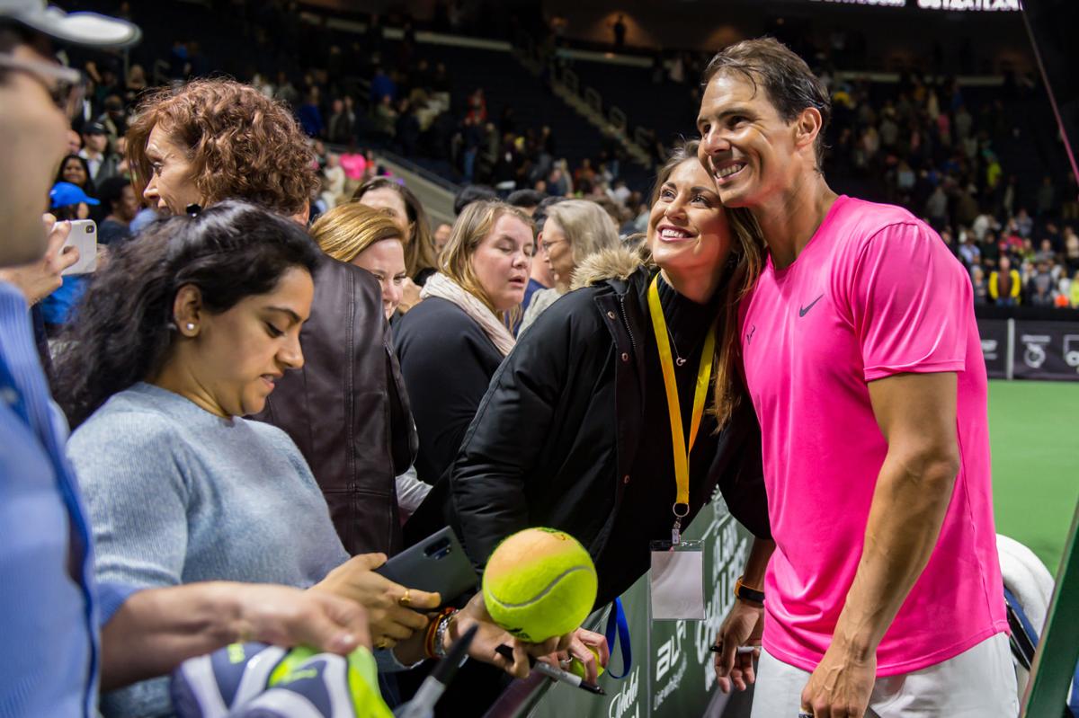 Rafael Nadal Grigor Dimitrov Entertain Full House At Infinite Energy Arena Sports Gwinnettdailypost Com