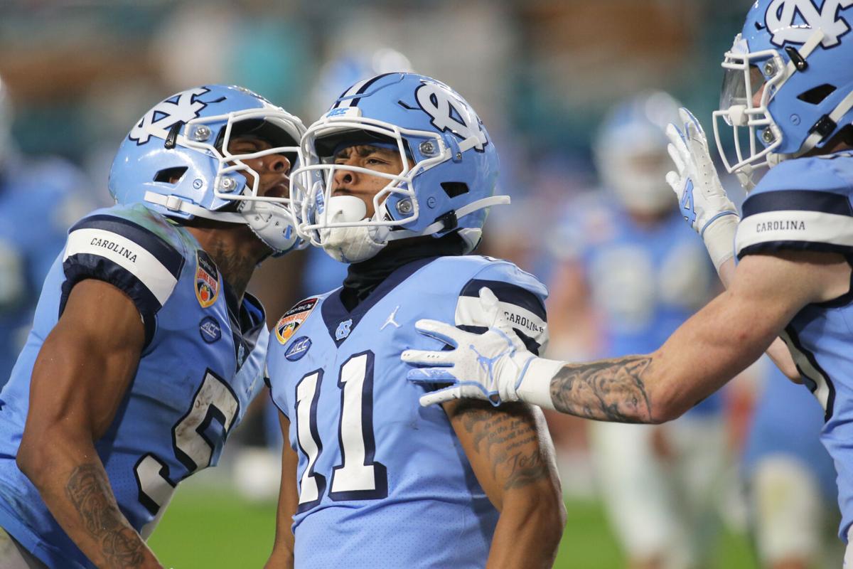 North Josh Downs has breakout game for North Carolina in