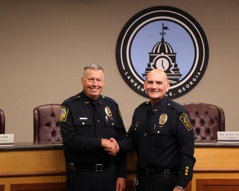 Lawrenceville names police headquarters in honor of retiring Chief