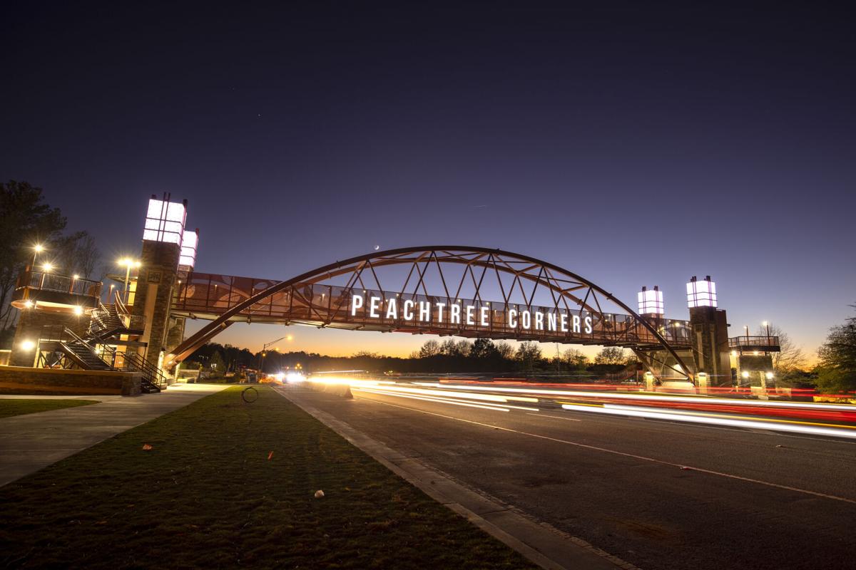 Peachtree Corners newly opened pedestrian bridge offers safe connection