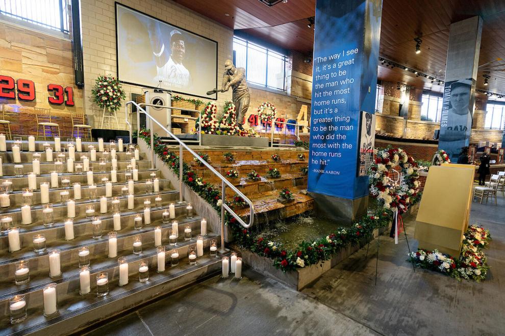 PHOTOS: Hank Aaron Memorial Service at Truist Park | Sports