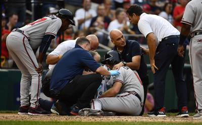 Braves' Culberson has multiple facial fractures