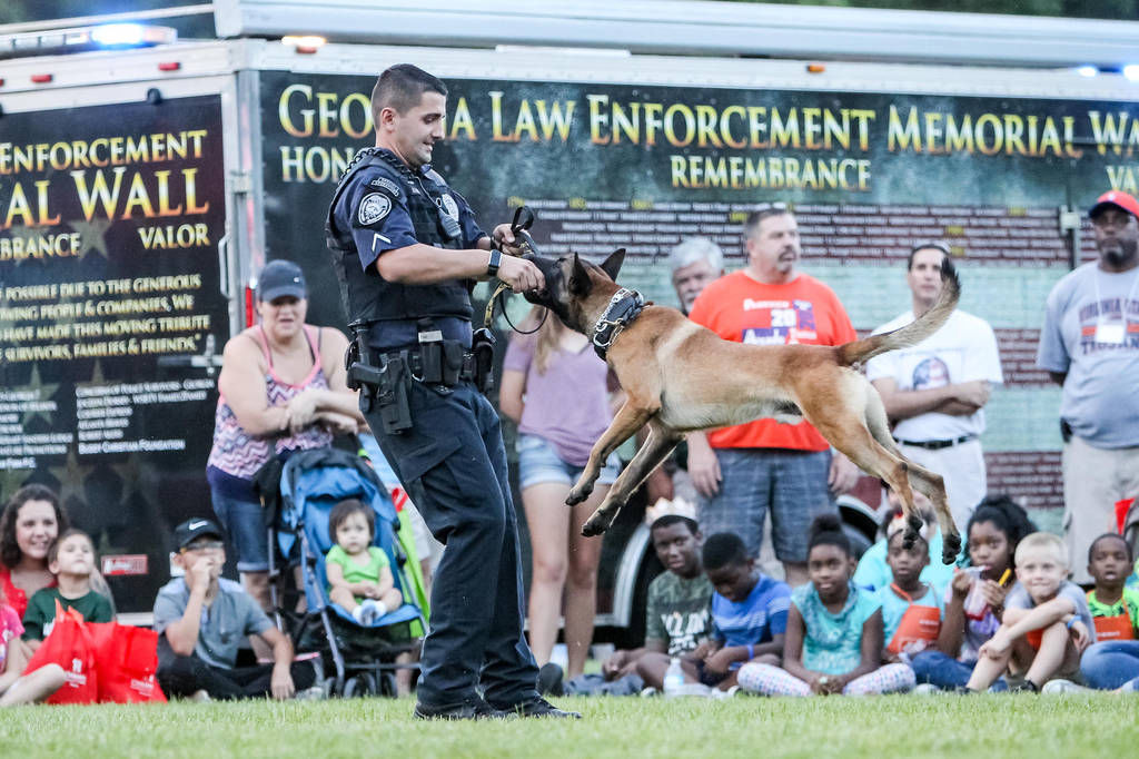 Lilburn Police Department debuts new K9 at eighth annual National