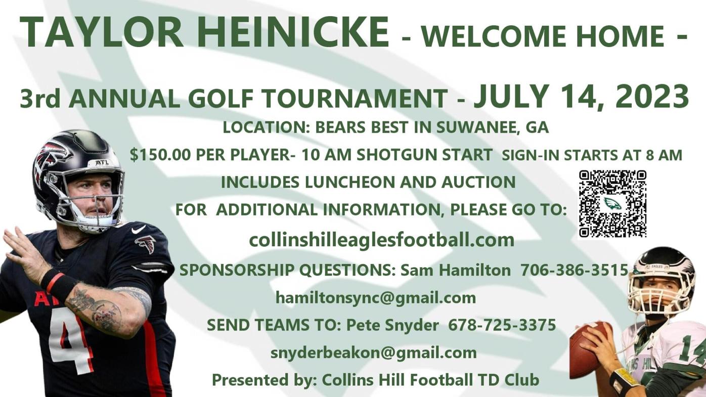 Taylor Heinicke Golf Tournament to support Collins Hill football