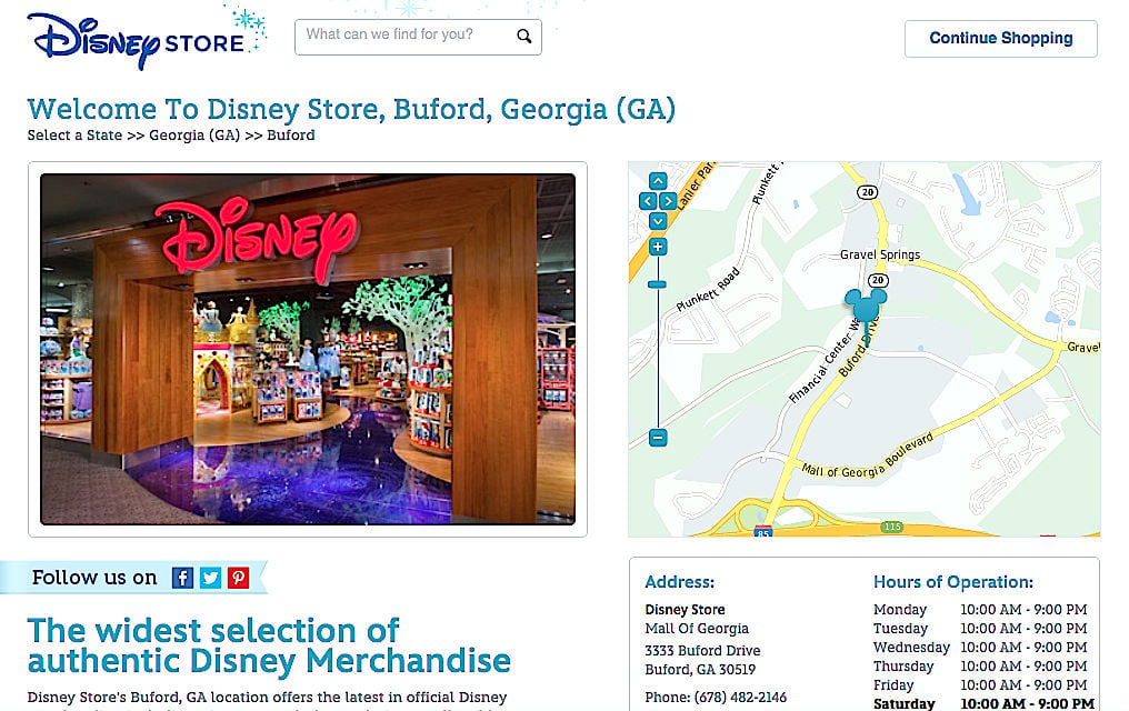 Disney Store reopens Mall of location News