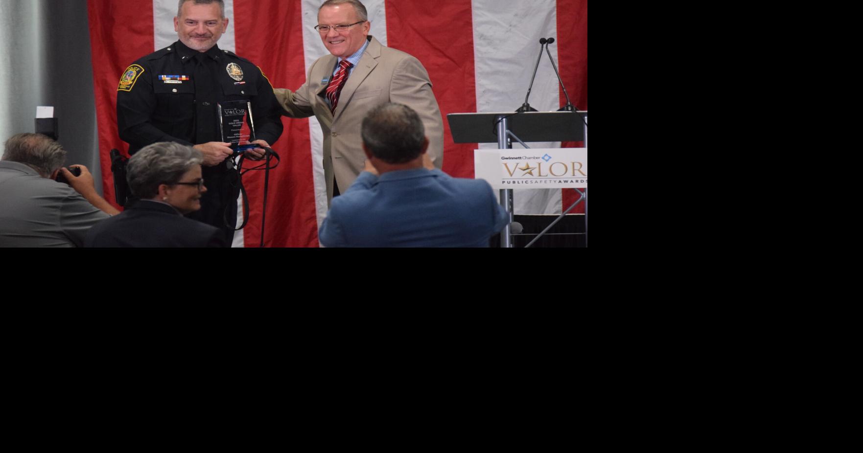 Lawrenceville Police Officer Shawn Humphreys, K9 partner Ali receive ...