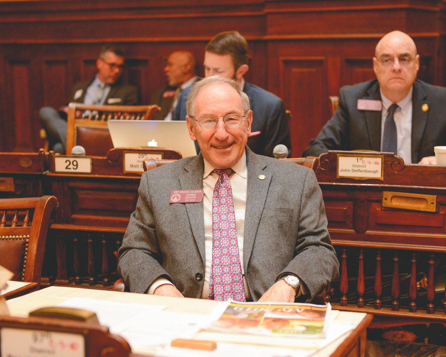 Brooks Coleman reflects on 26 years under Gold Dome as retirement draws