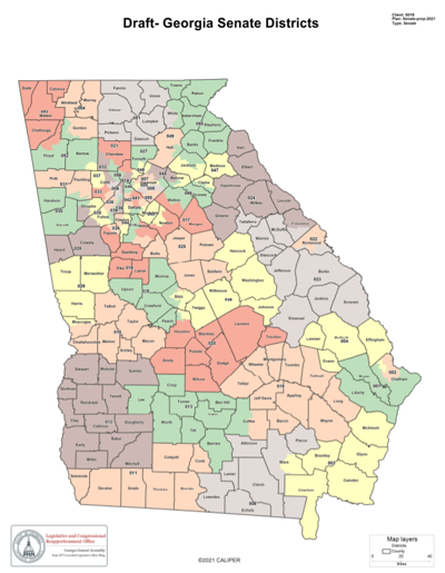 Georgia Republicans tee up new state Senate map | News ...
