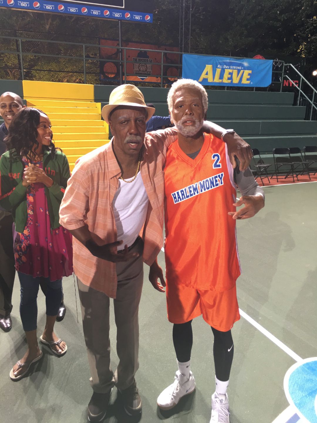 basketball players in the movie uncle drew