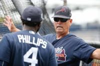 ATLANTA, GA - JULY 30: Atlanta Braves manager Brian Snitker (43