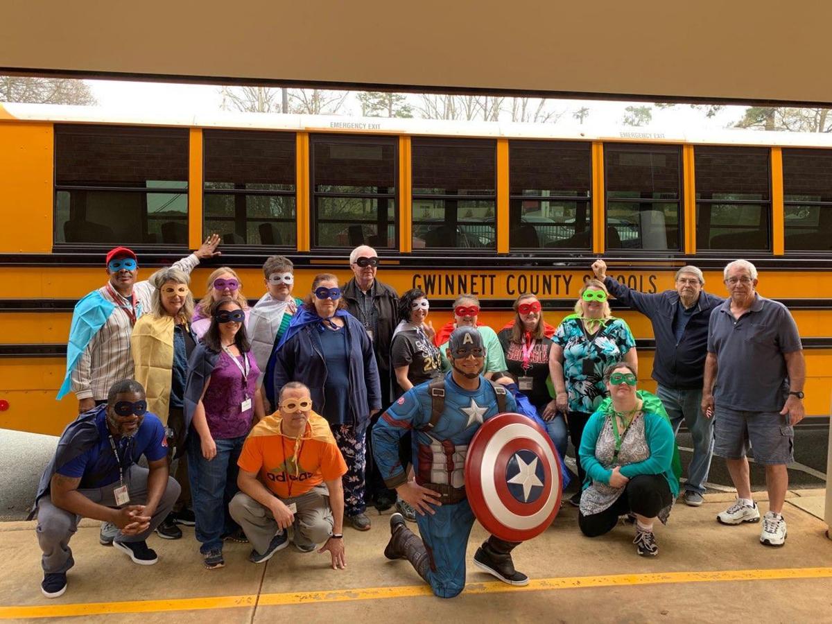 Gwinnett Principal School Staff Dress Like Superheroes To Deliver Sack Lunches Gwinnettdailypost Com