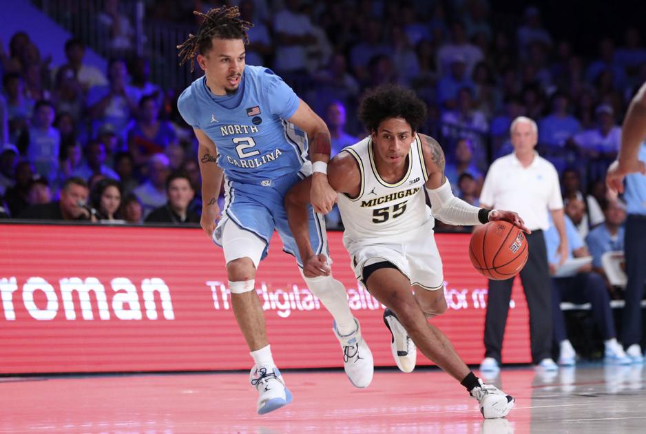 Brooks Helps Michigan Stun No 6 North Carolina Sports