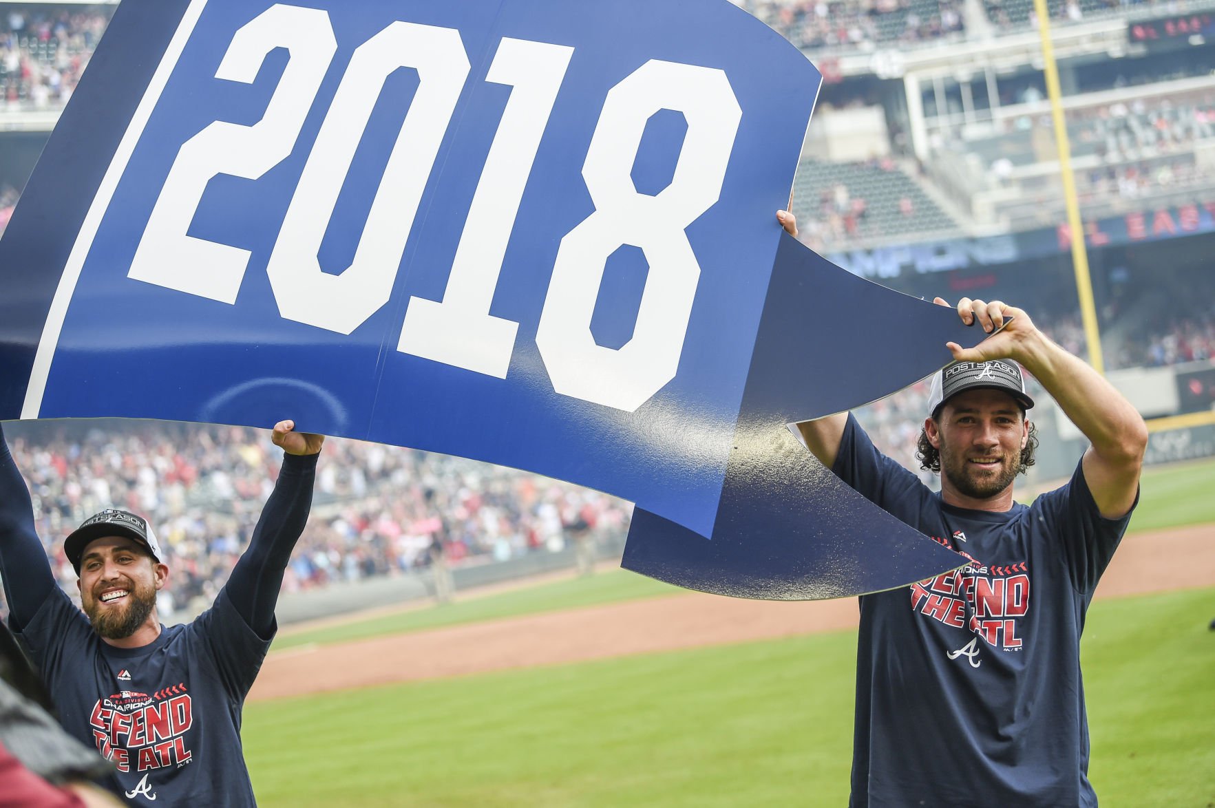 PHOTOS: Atlanta Braves Clinch NL East | Slideshows | Gwinnettdailypost.com