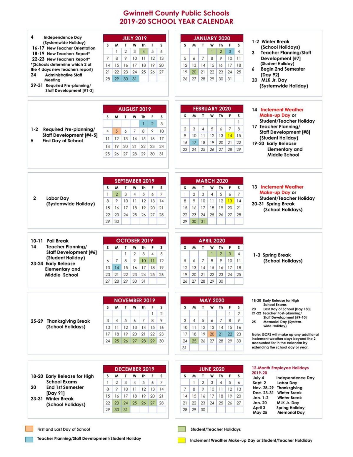 Georgia Tech Academic Calendar 2020 - CALENDAR ONLINE 2019