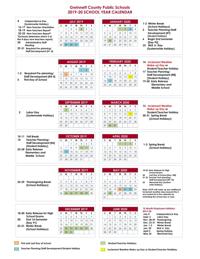 GCPS releases calendars through 2020, to include a fall break | News | gwinnettdailypost.com