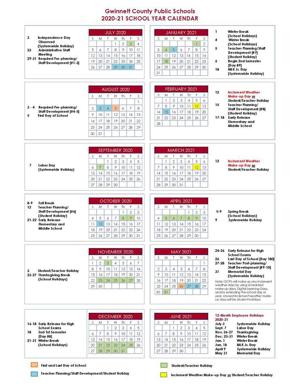 GCPS releases 2020-21 school calendar | News | gwinnettdailypost.com