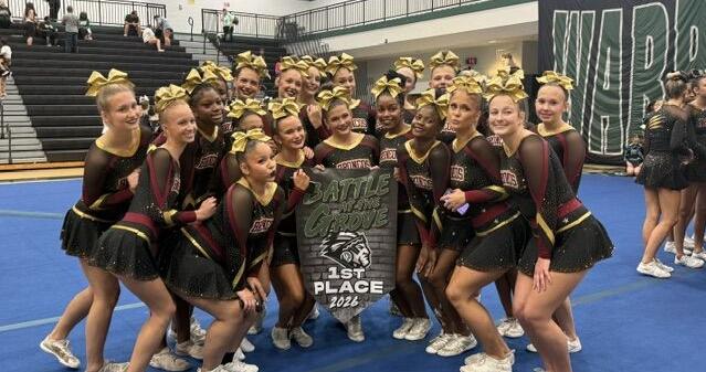 Brookwood competition cheerleaders win Battle at the Grove
