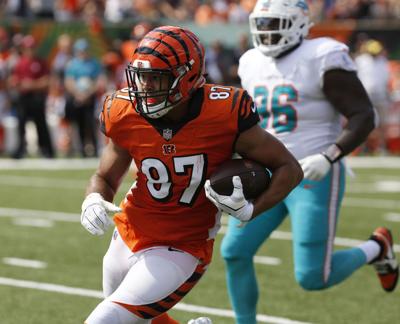 C J Uzomah Cincinnati Bengals Sports Gwinnettdailypost Com