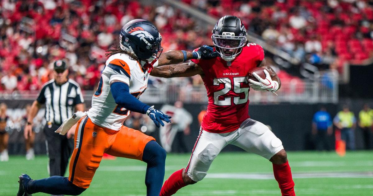 Tyler Goodson brings competition, fun and fashion to hometown Falcons