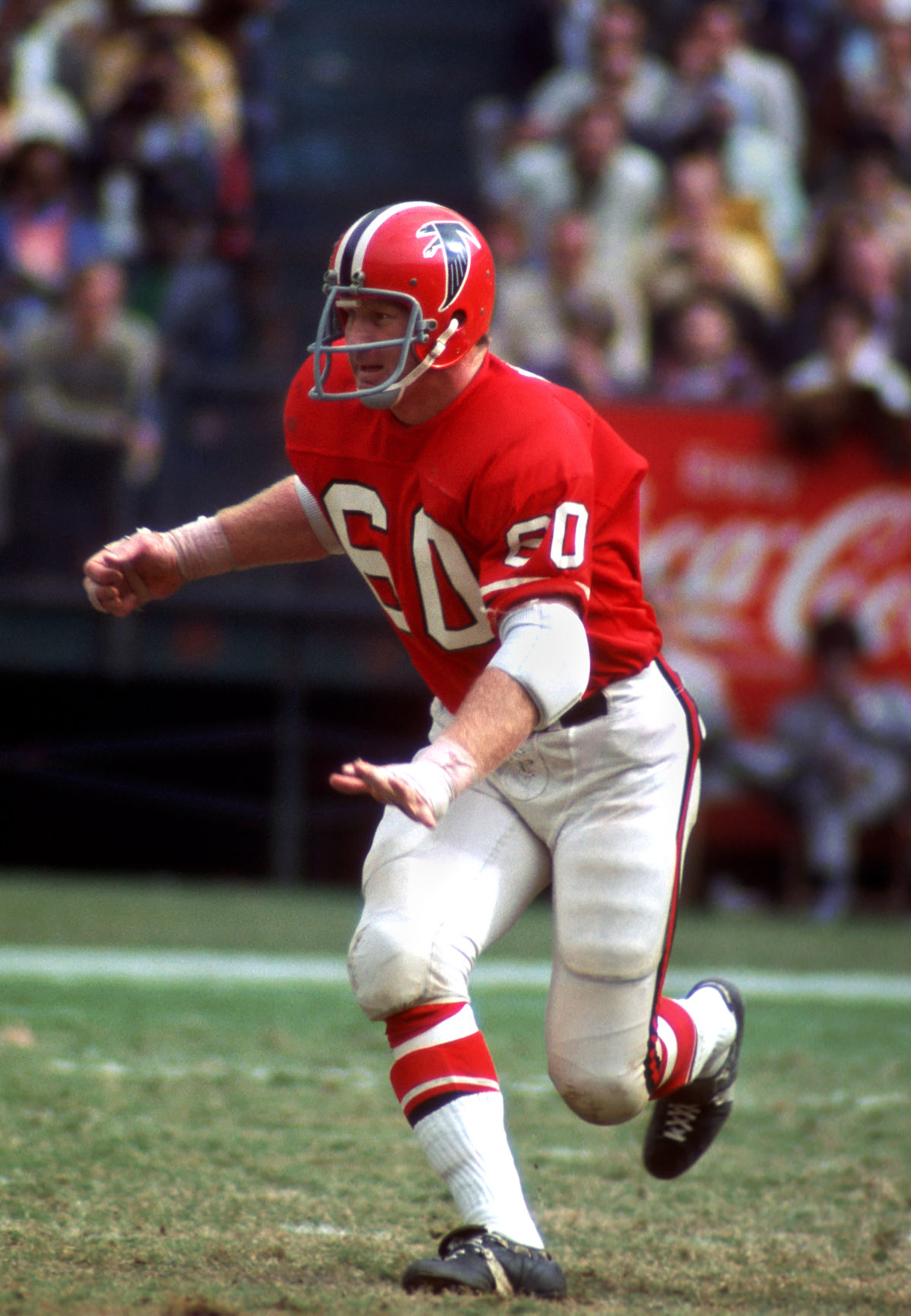 TOMMY NOBIS Photo in action Atlanta Falcons (c) 1966-76 ROY