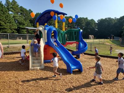 New Camp Creek Elementary School Playground Gives Pre K Students