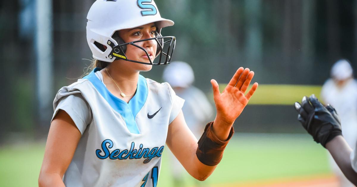 PHOTOS: Seckinger at Hebron Christian Softball