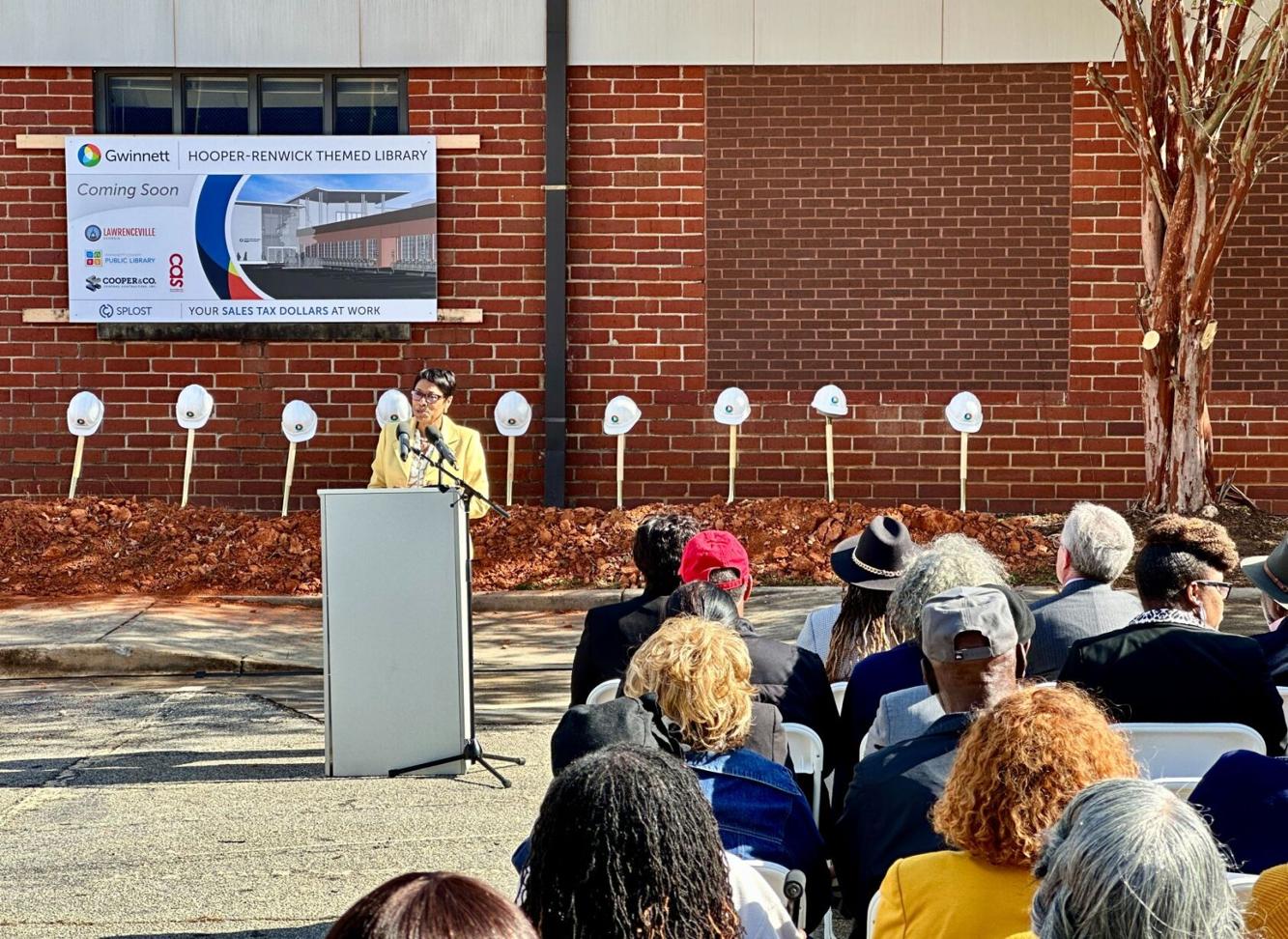 PHOTOS Groundbreaking for the HooperRenwick library branch