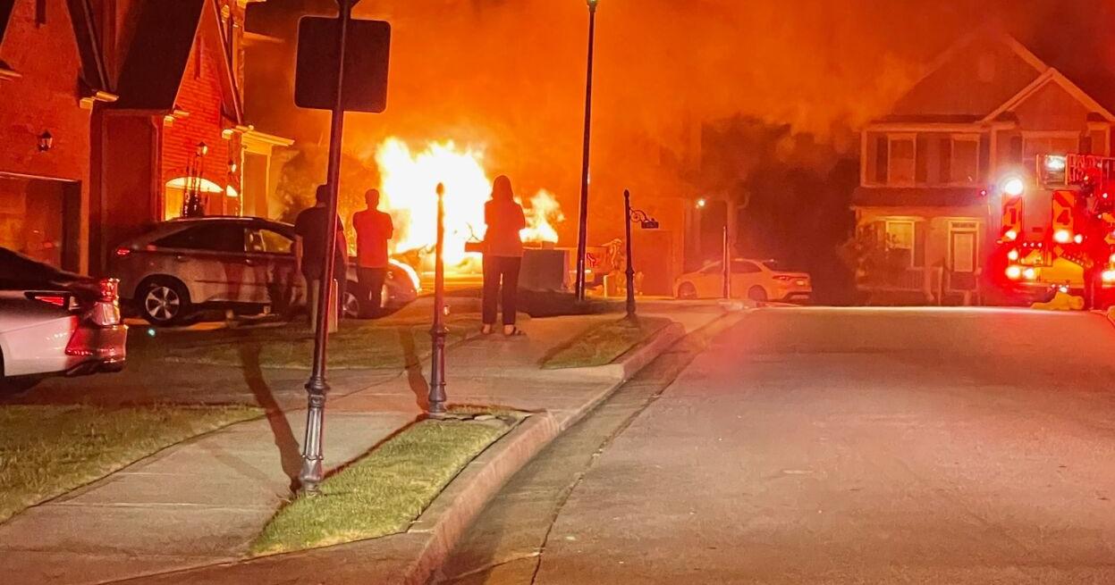 Car fire damages home in Buford - Vimarsana News