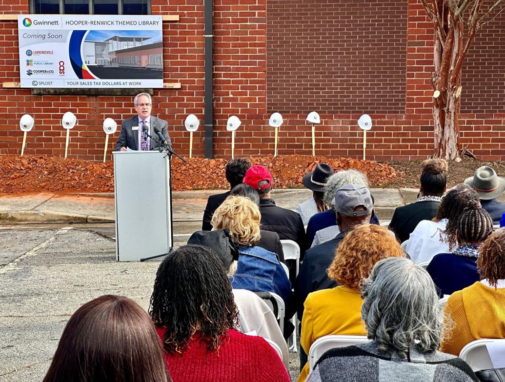 PHOTOS Groundbreaking for the HooperRenwick library branch
