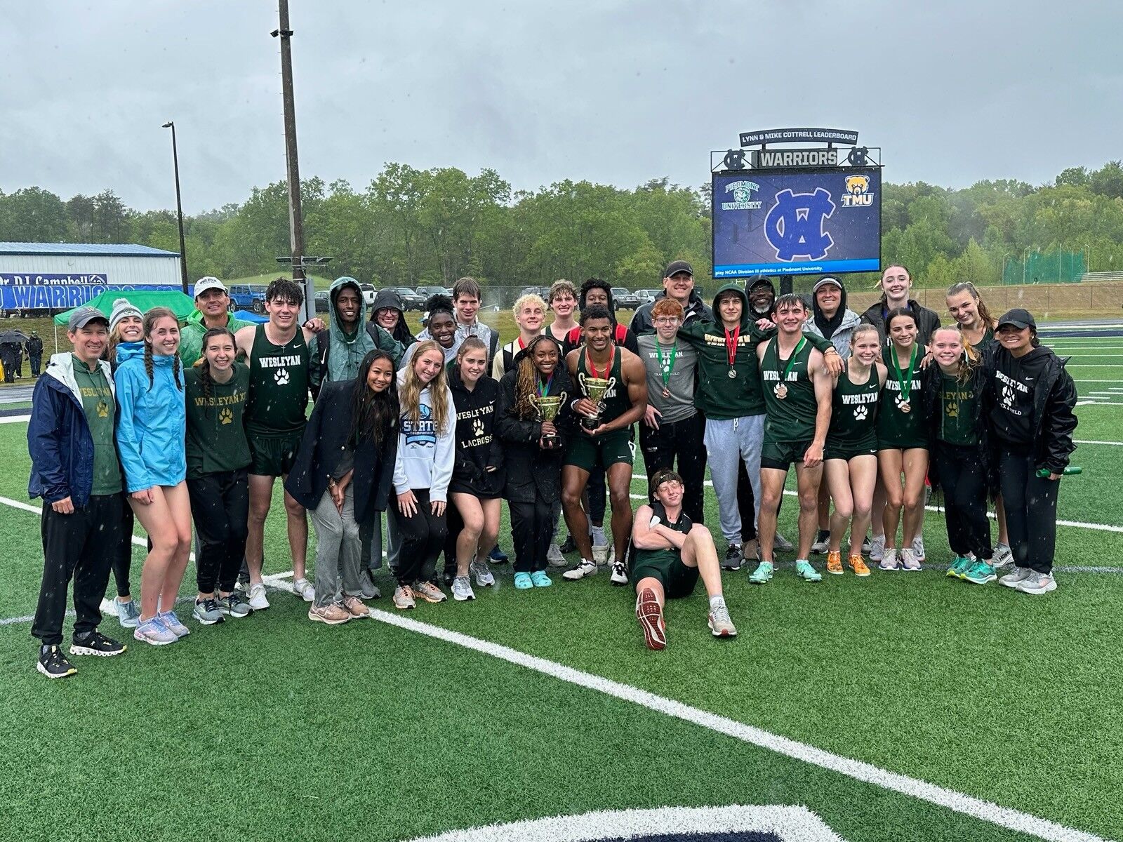 Wesleyan track and field teams finish second in Region 7-AAA meet