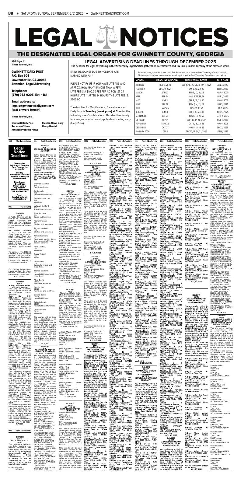 Page B8