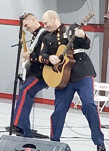 Marine band plays Trafton