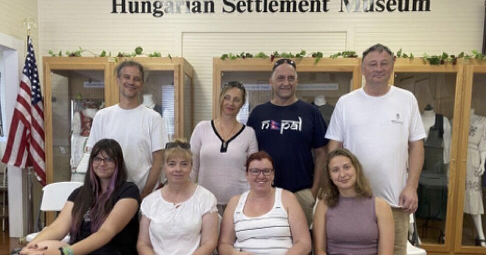 Hungarian tour group visits Hungarian Settlement Museum