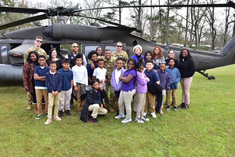 Black Hawk visit inspires students