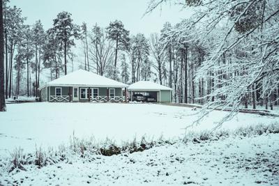 Snow in North Louisiana