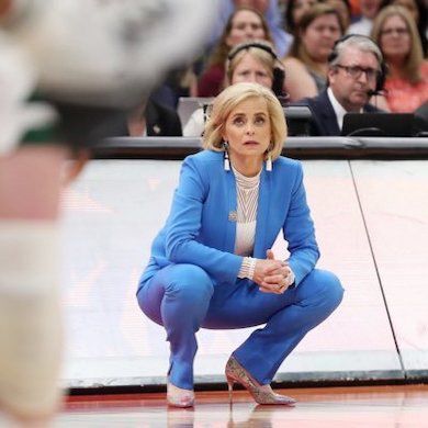 Commentary: LSU coach Kim Mulkey manages to go even lower after