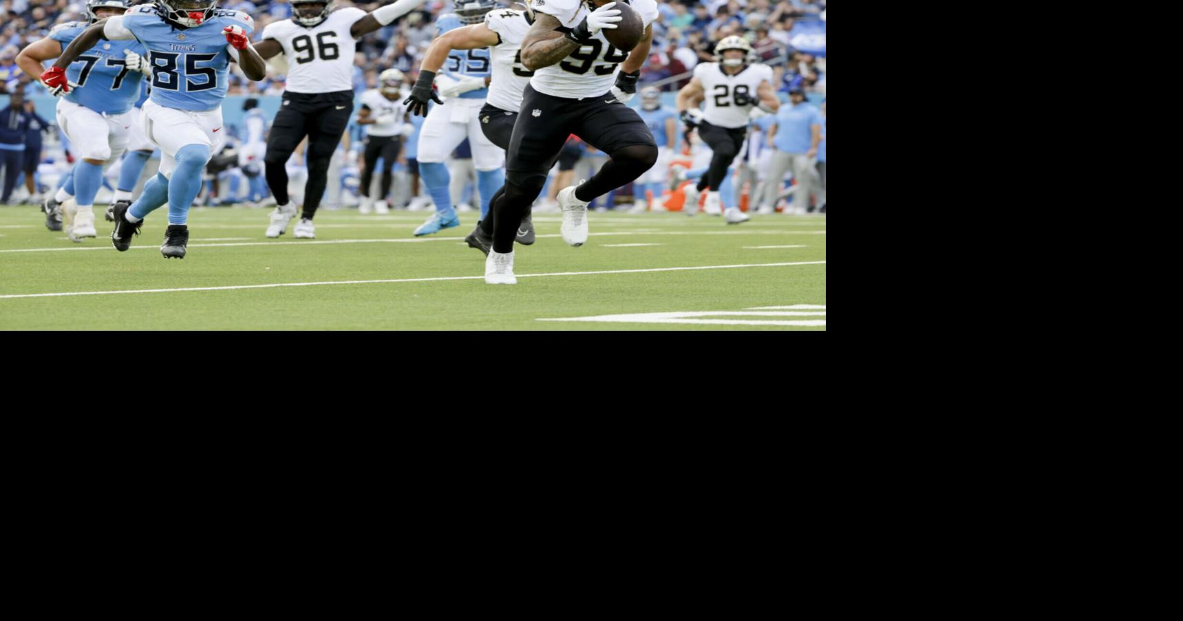 Saints stay red hot, topping Titans in Nashville for 4th-straight win