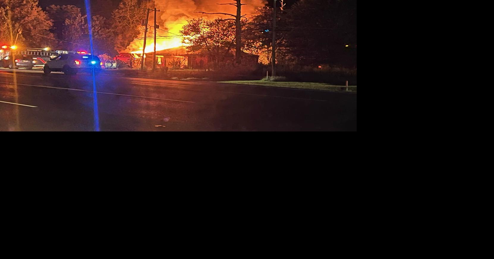 Fire destroys former police building | Local/State Headlines | hannapub.com