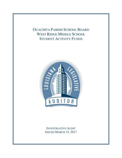 Audit Points To Missing Money At West Ridge Local State Headlines Hannapub Com