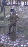 Neville 'gets the W' in sloppy mud brawl