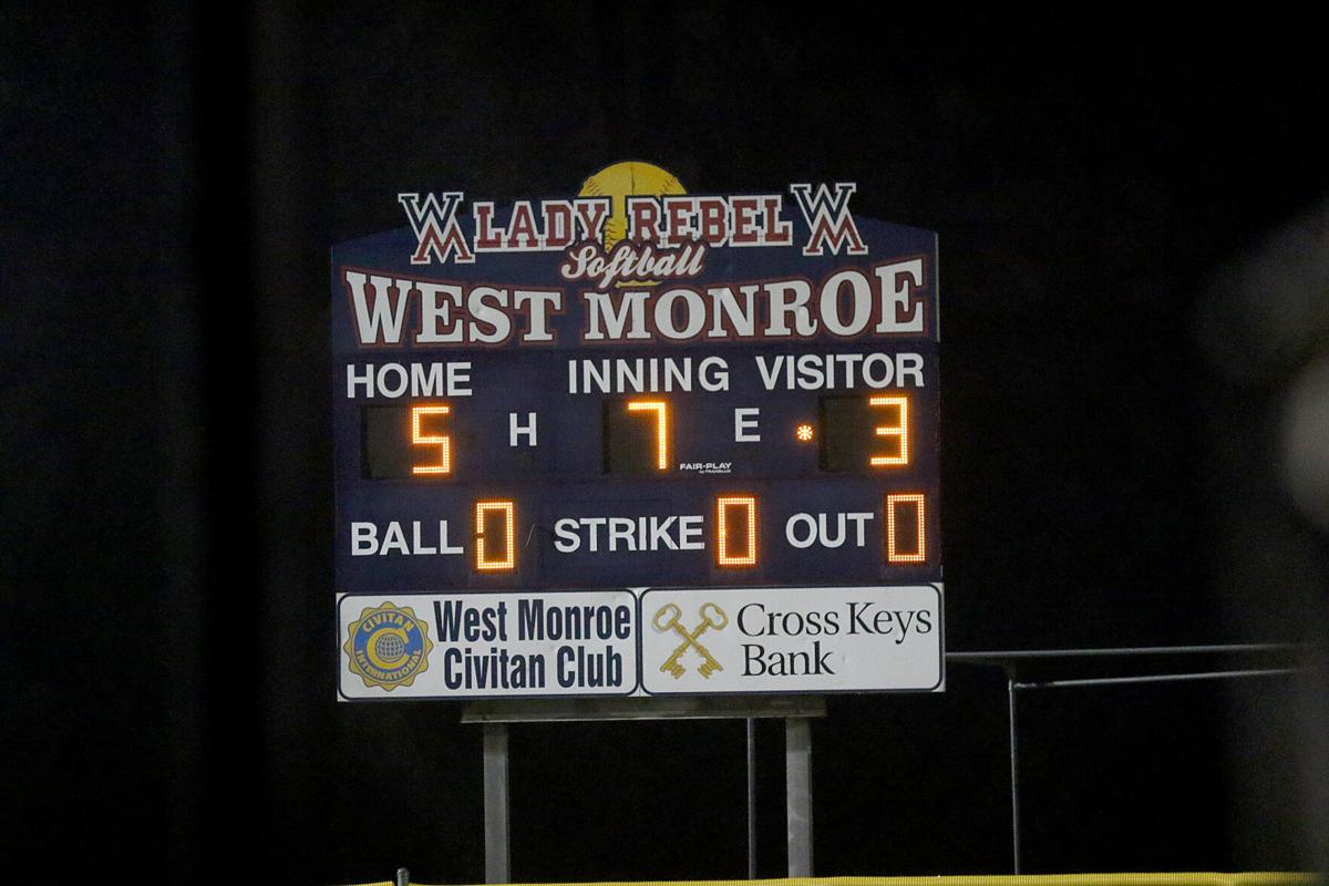 2021 West Ouachita at West Monroe Softball 14April