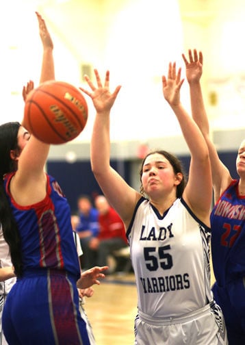 Lady Warriors handle Downsville for second time