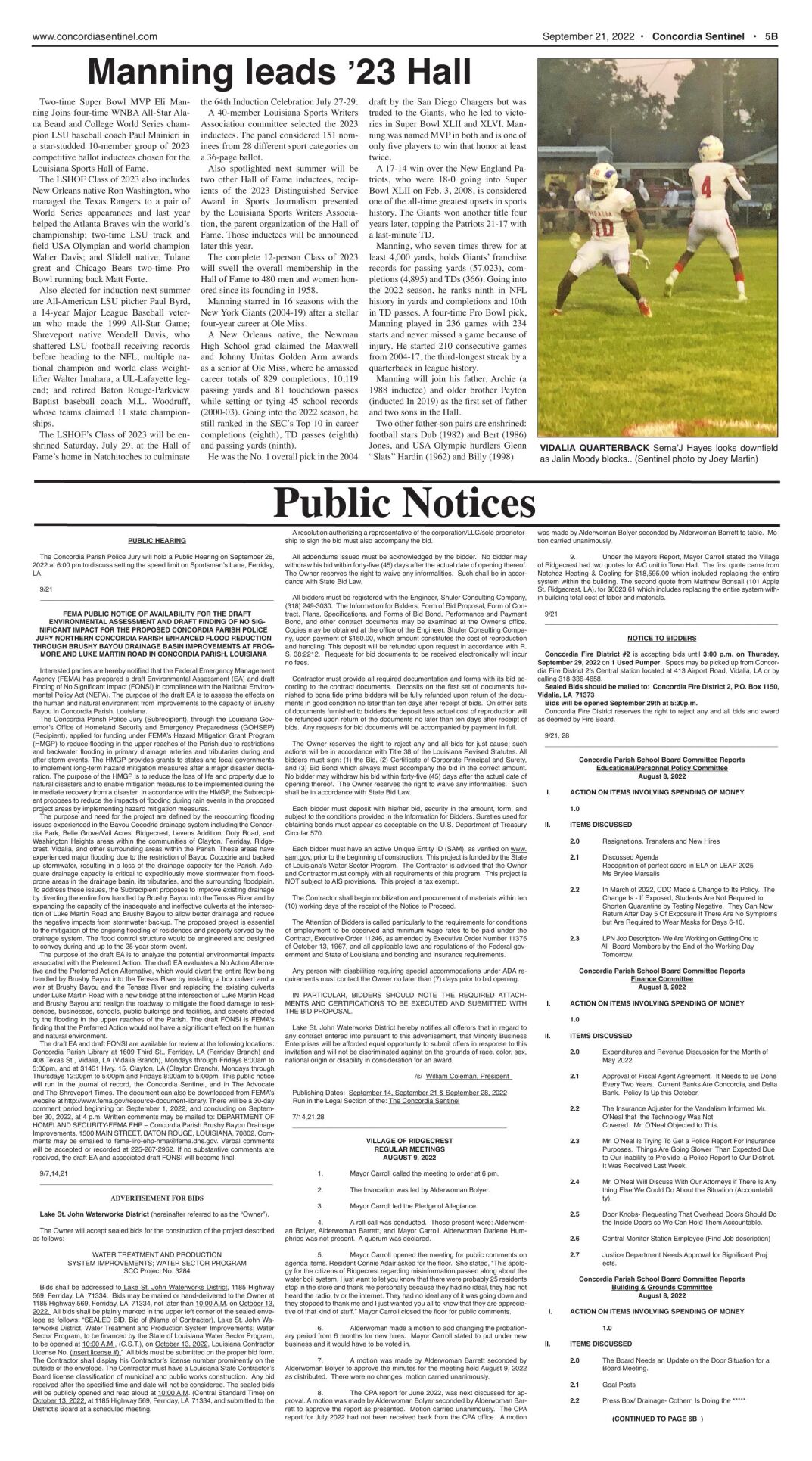Public Notices - Sept. 21, 2022