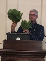 Monroe Garden Club learns about hydroponic farming