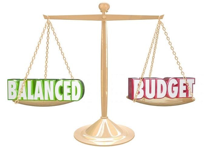 balanced budget clipart