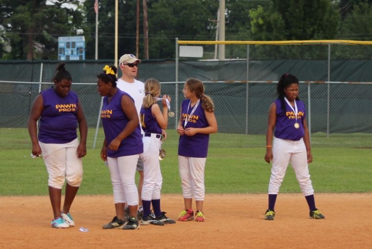 Monroe Youth Girls Softball League regular season closing ceremonies (1112year old division