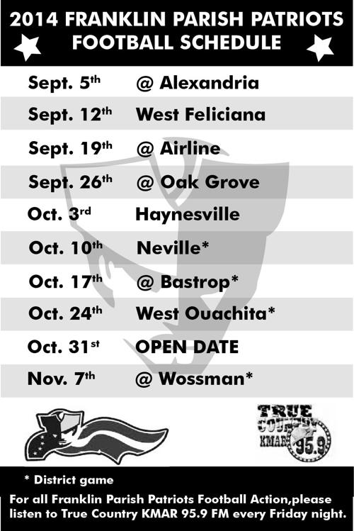 Pigskin Preview New Look New Challenges For Franklin Patriots High School Football Hannapub Com